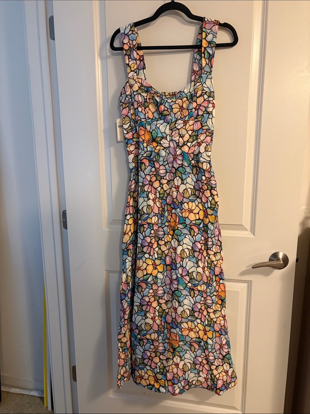 Maeve Multicolor Floral Mosaic Maxi Dress